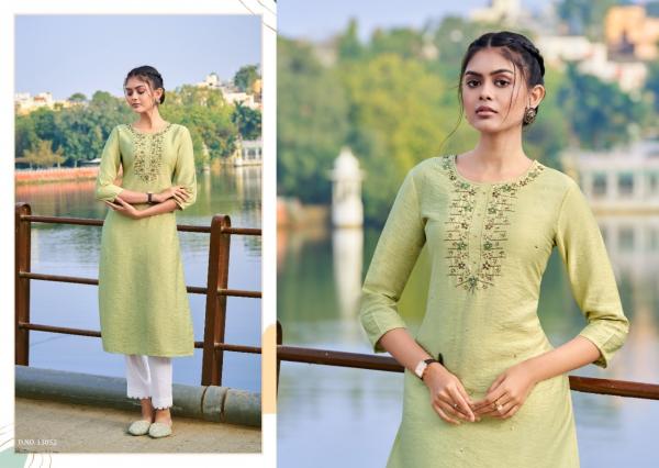 Kalaroop Milano Beautiful Silk Festive Kurti